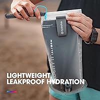 Vista 2 de HydraPak Velocity IT (1.5L or 2L Hydration Reservoir) - Insulated Water Bladder/Reservoir for Hydration Pack – Self-Sealing Bite Valve, Leak Proof