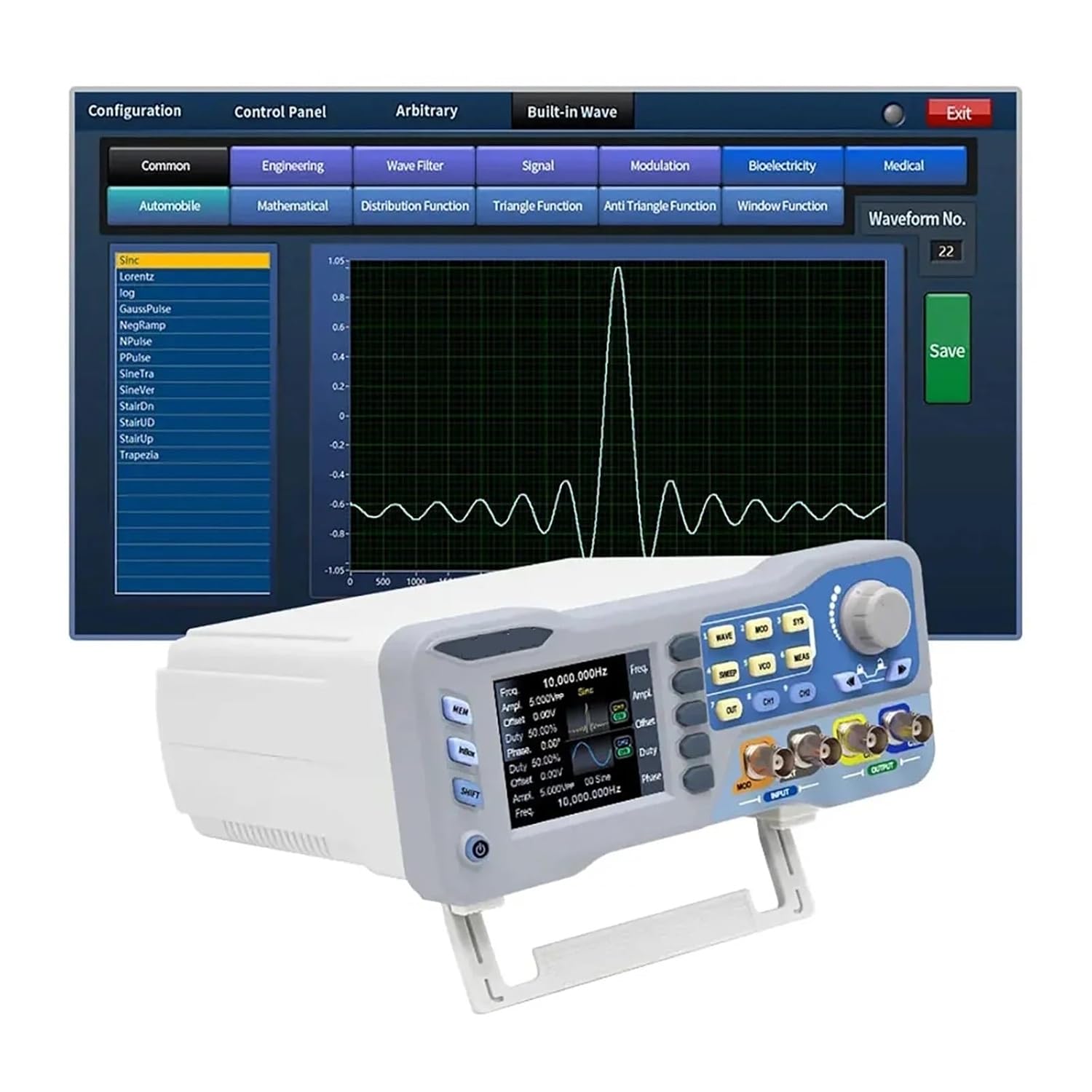 JDS8060 JDS8080 60/80M DDS Function Signal Generator 2-CH Arbitrary Waveform Generator Frequency Meter Counter 275MSa/s 14bits(JDS8080 80MHz,AU)