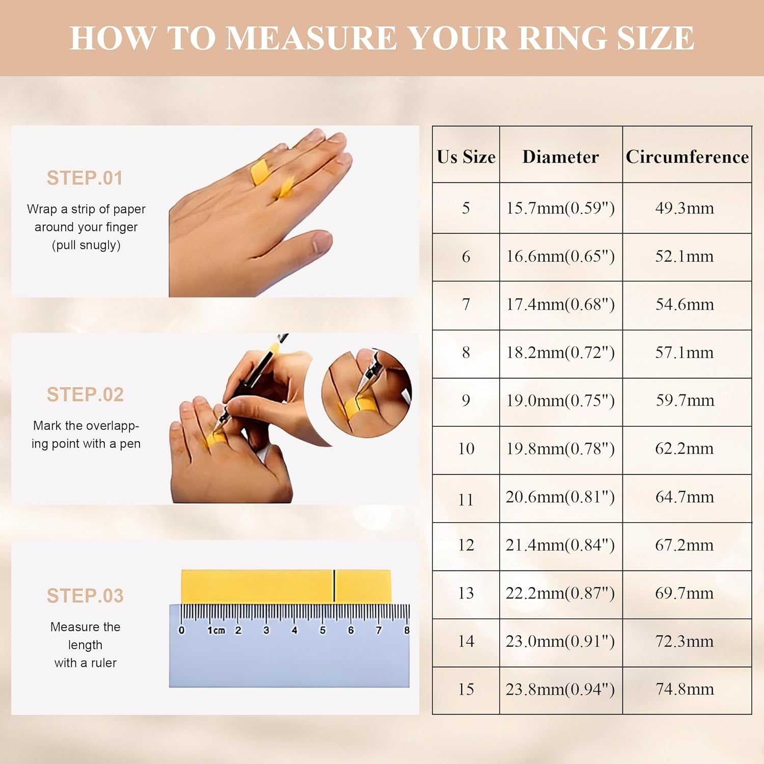 OreilleStar Fidget Spinner Anxiety Ring for Women: Fidget Toys Adults Cute Jesus Cross Thumb Ring Stainless Steel Gold Silver Size 5 6 7 8 9 10 - Image 5