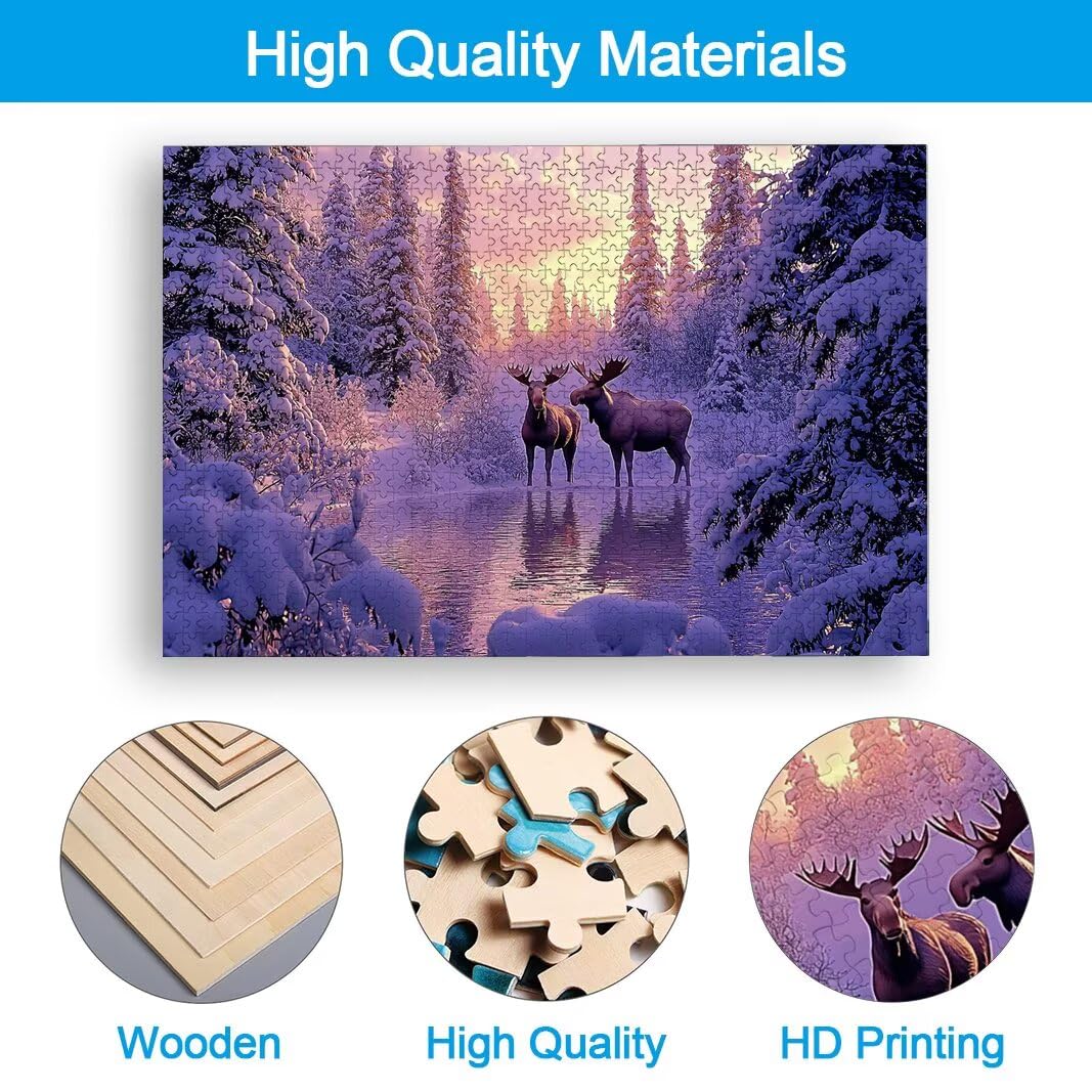 Puzzle 1500 Pièces Adultes, Puzzle 1500 Pieces Hiver, Cadeau Femme -2006