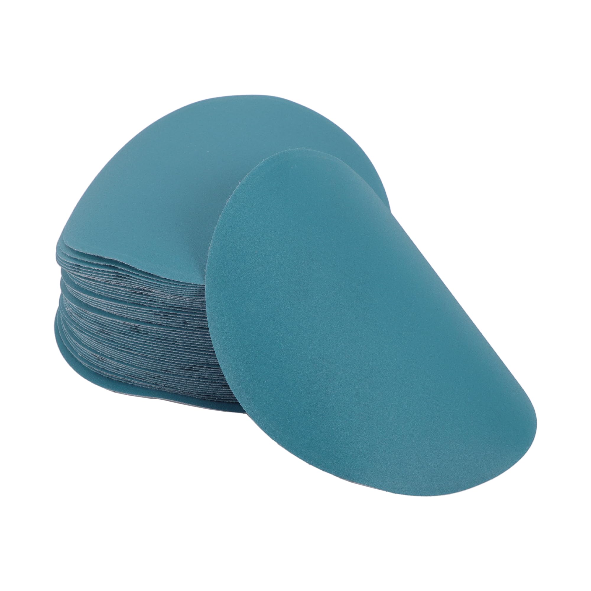 HEROFFIX 50 Pcs Car Wood Sanding Discs Smoothing Hook & Loop Sandpaper for Woodworking Automotive Refinishing 7.09" 240 Grit Blue Zirconia Alumina