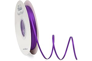 Ribbli Thin Purple Ribbon: Enhance Your Creations with Delicate Grace