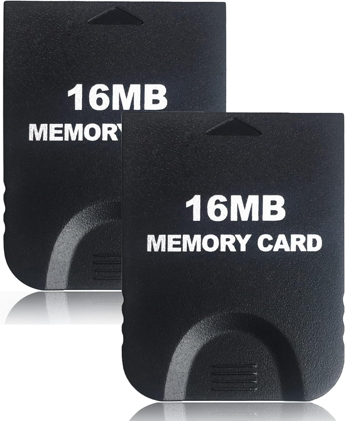 16MB(251 Blocks) Gamecube Memory Card for Gamecube &amp; Wii, 2xBlack