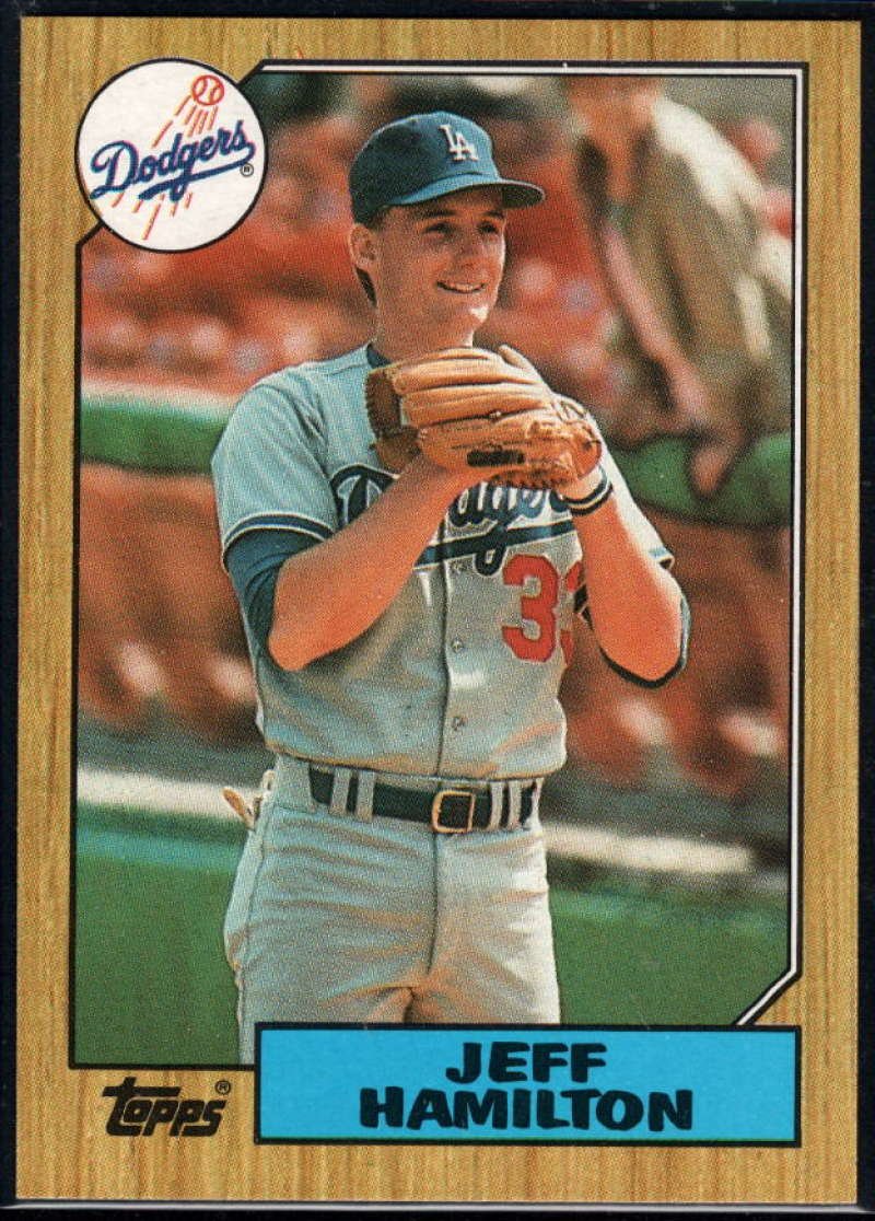 Amazon.com: 1987 Topps Baseball #266 Jeff Hamilton RC Rookie Los