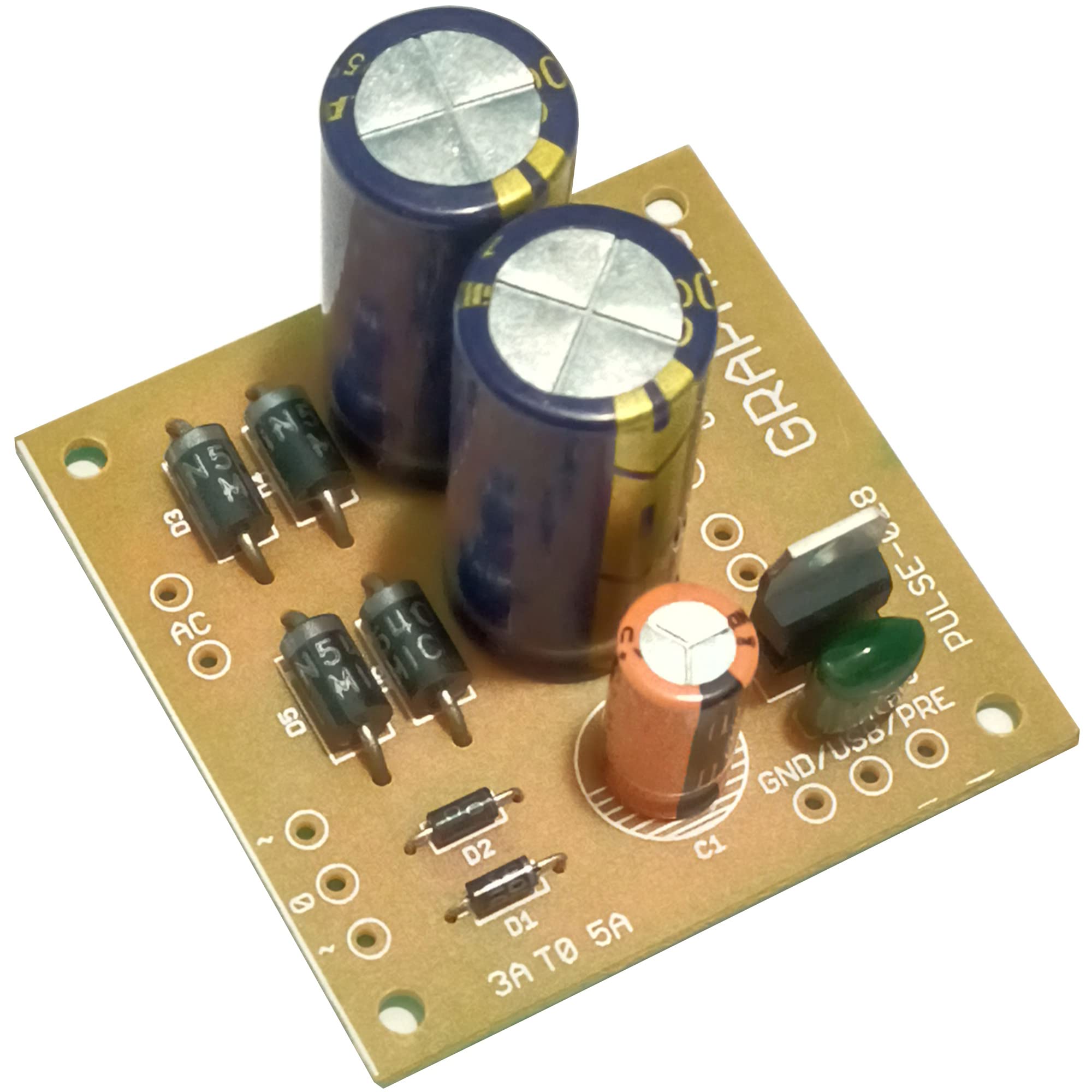 Belfin Power Supply Board AC to DC Converter 12V To 30V 3A To 5A / 5V & 12V 1A for Audio Amplifiers & DIY Projects Using