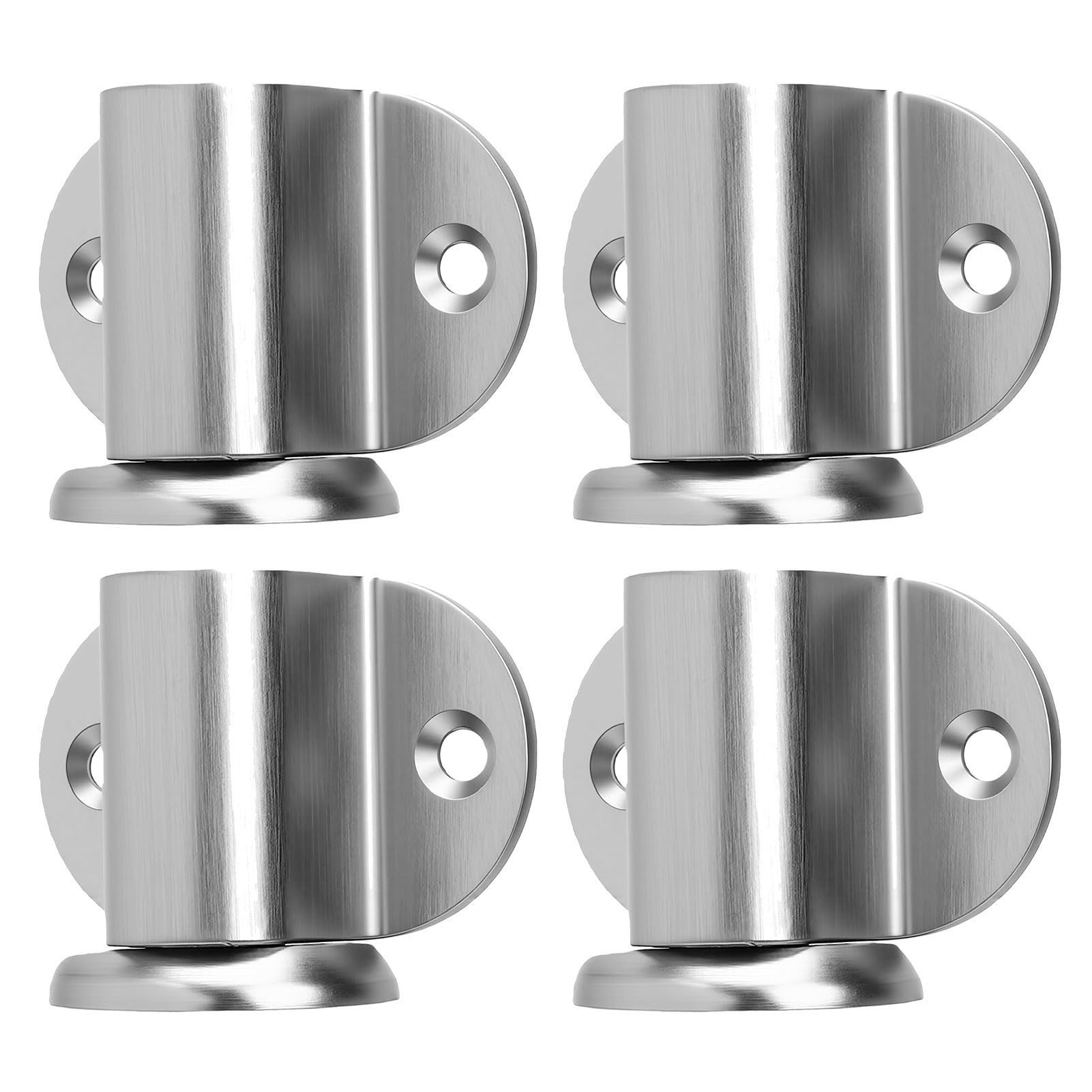 AUNMAS Topes para Puerta Magnéticos, 2 Paquete Pesado Sostenedor de Puerta con Aleación de Zinc y Recubrimiento Antióxido para Mantener Puertas Abiertas de Forma Segura en Suelos