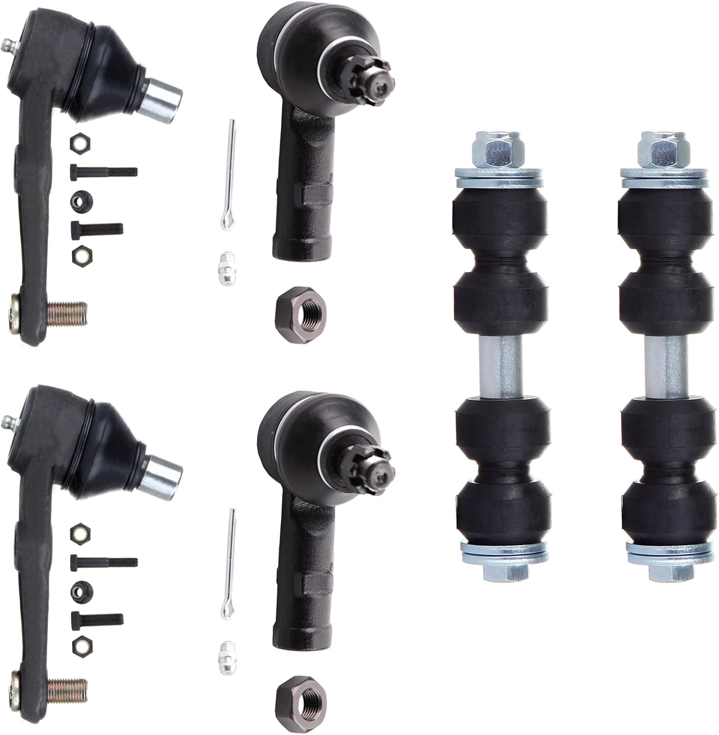 ECCPP Ball Joint Tool 1997 1998 1999 2000 2001 2002 2003 For Ford Escort 1997 1998 1999 For Mercury Tracer - Lower Ball Joints Outer Tie Rod Ends Front Sway Bar End Links