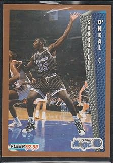 1992 Fleer Basketball Rookie Card (1992-93) #401 Shaquille O'Neal