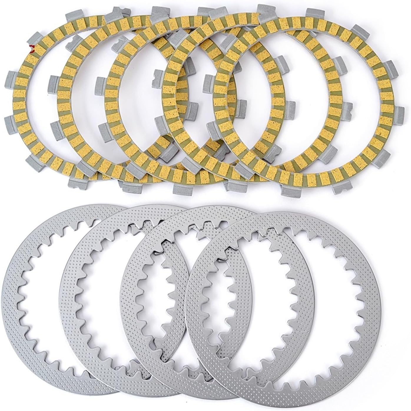 Friction Clutch Plates Disc Compatible with Suzuki FX125 TS125 RV125 Van-Van RG80 GZ125 GN125 Z/M/R/V/W/X/Y/K1 ER/EV/EW/EX/EY/EK1 Z/D/K