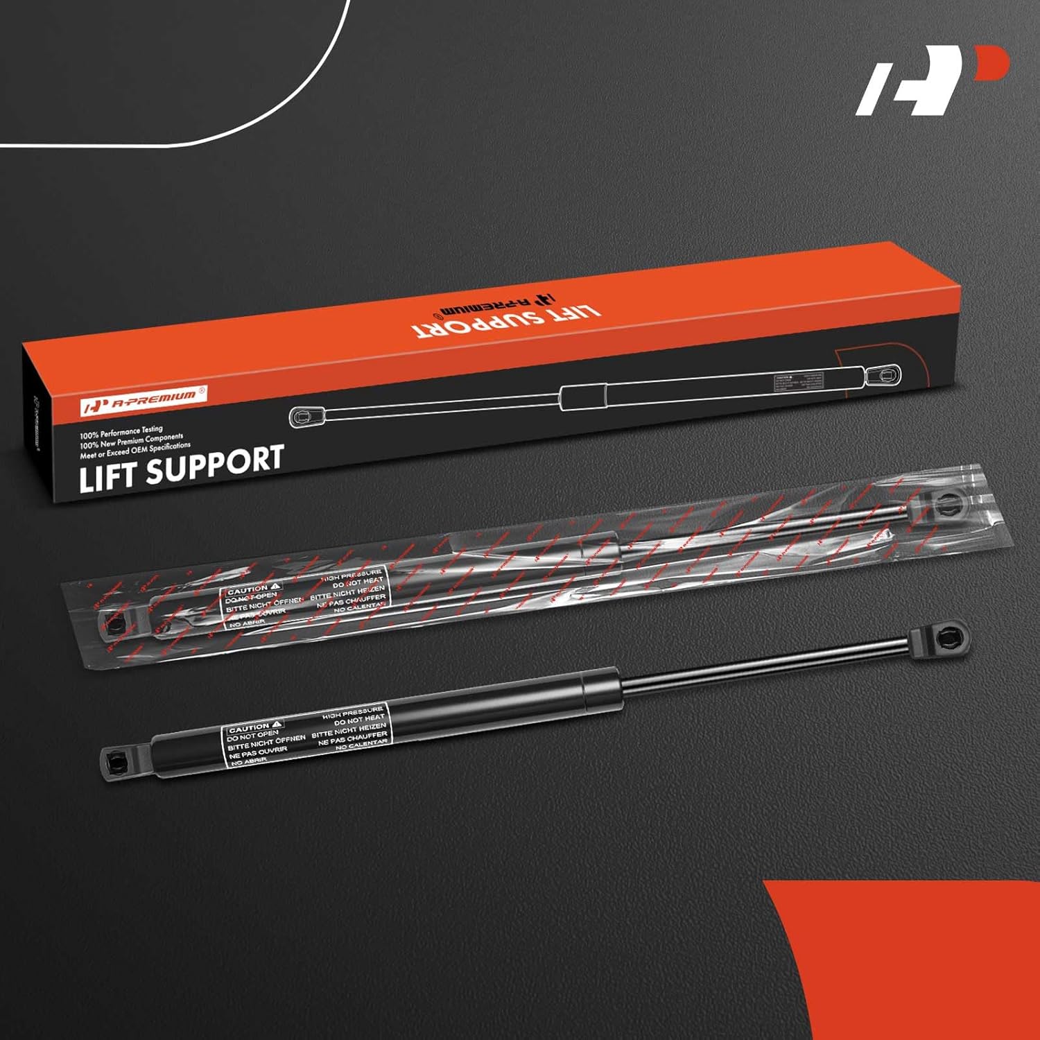 A-Premium Rear Tailgate Lift Supports Shock Struts Compatible with Nissan Quest 2004-2010 Mini Passenger Van 2-PC Set