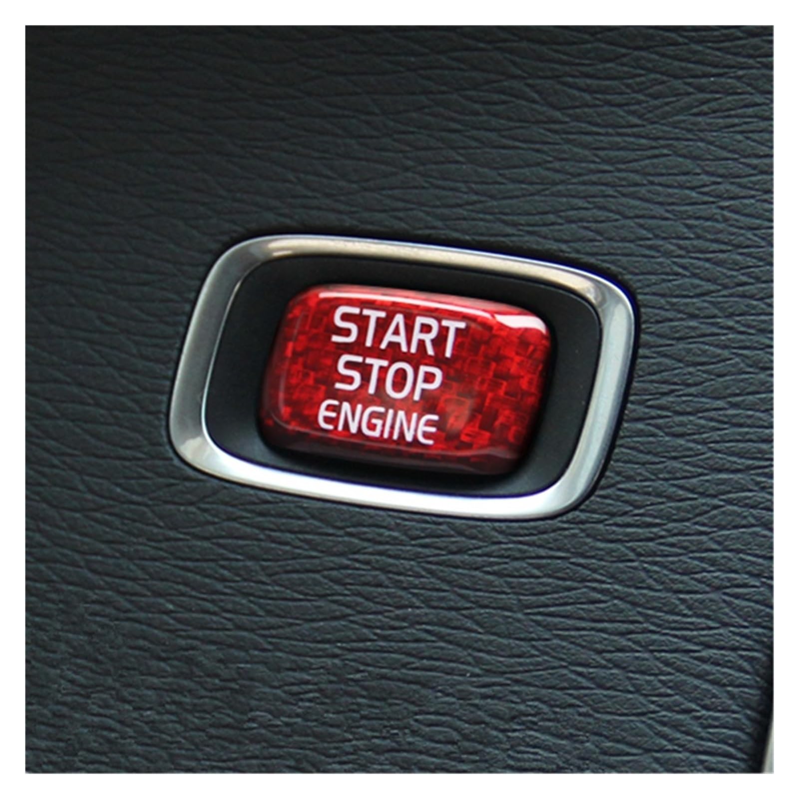 Auto Interior for Volvo V40 V60 S60 S60L XC60 S80L S80 Accessories Car Engine Start Button Sticker Carbon Fiber Interior Trim