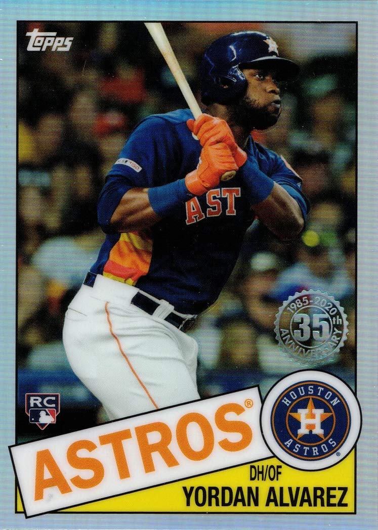 Amazon.com: 2020 Topps Chrome 1985 Baseball #85TC-4 Yordan Alvarez 