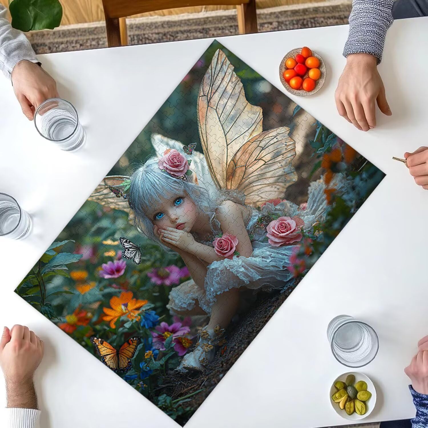 Puzzle 1500 elementów dla dorosłych puzzle dla dorosłych 1500 elementów puzzle wymagające i drażniące mózgi gra edukacyjna dla całości, prezenty dla kobiet mężczyzn, puzzle Motyw: (Wróżka motyla) h358