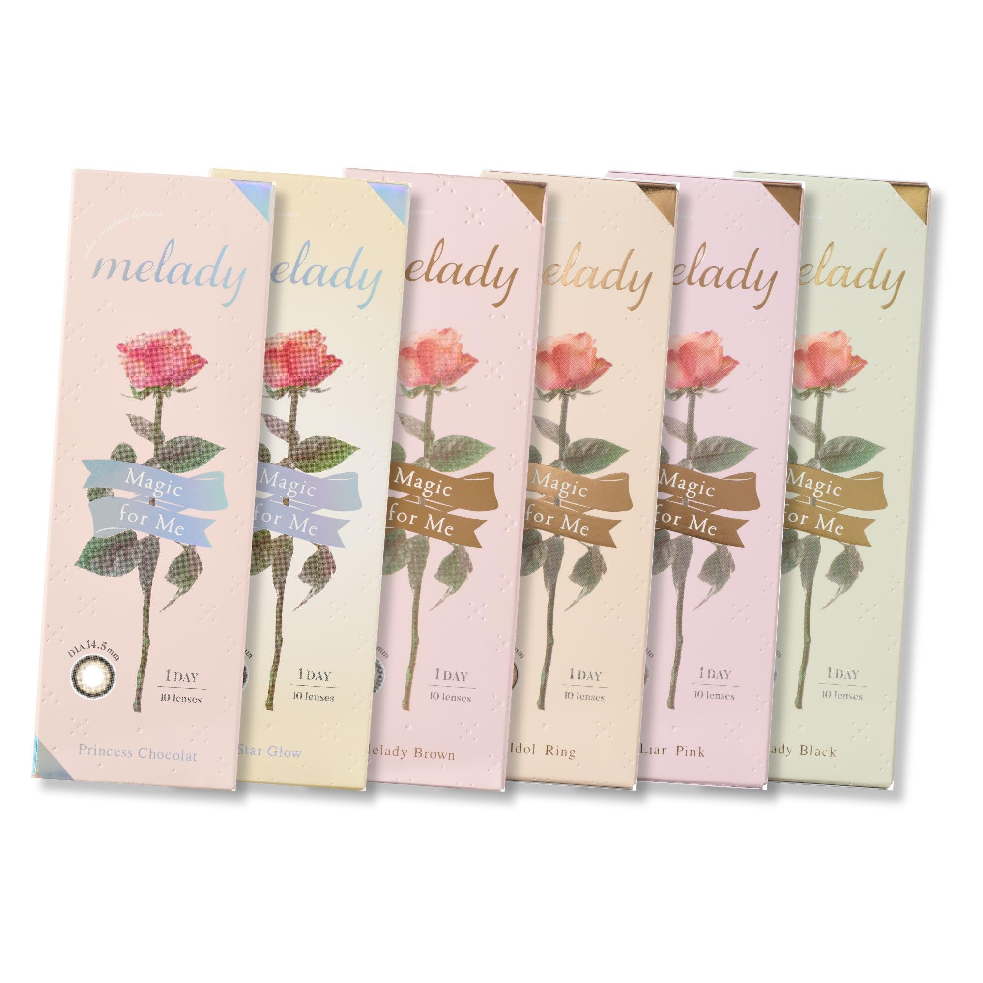 [ 大谷映美里プロデュース カラコン ] melady (ミレディ) 1DAY 10枚入り ミレディブラウン [0.00]