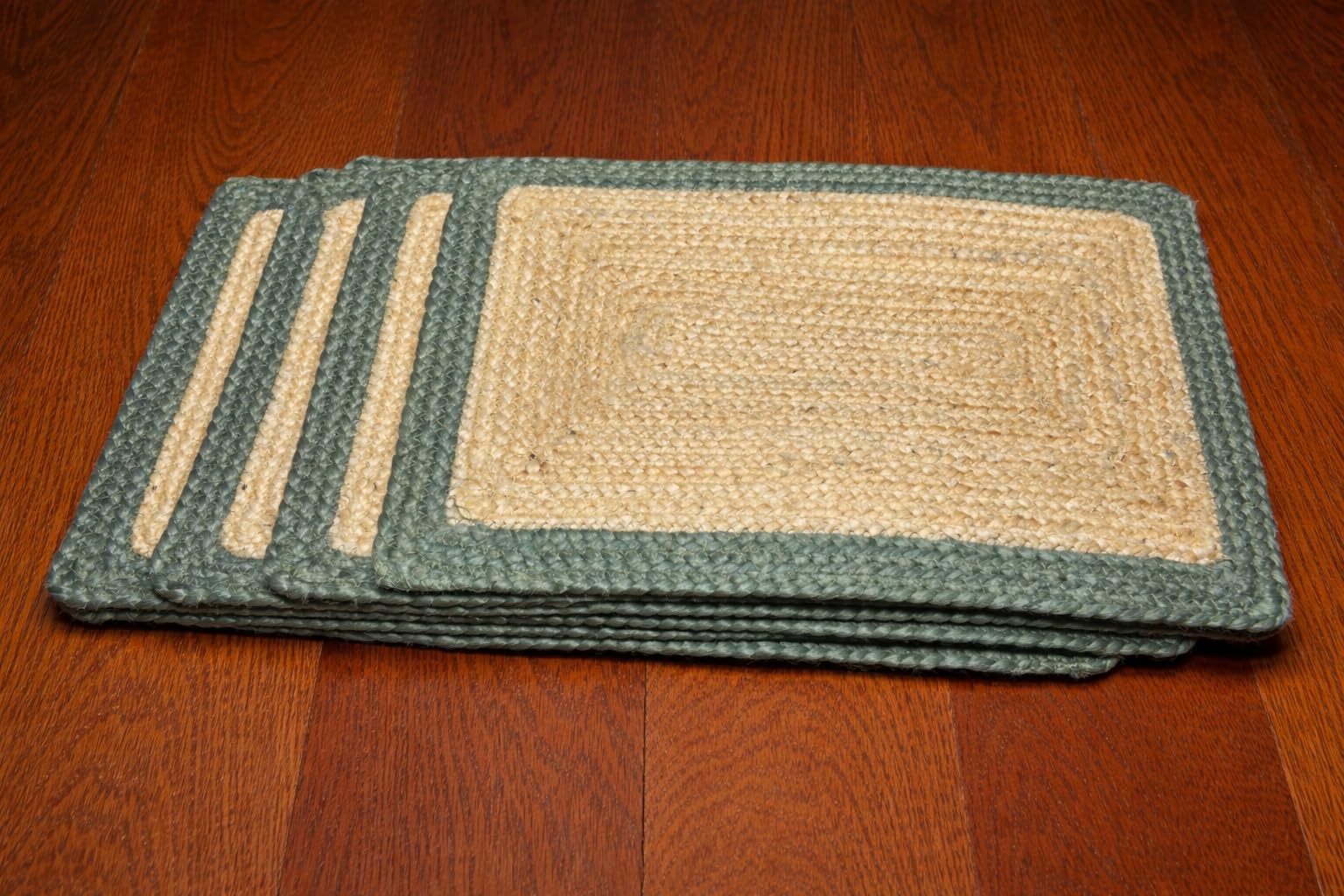 Sets de table en jute pour repas de jardin et décoration de salle à manger