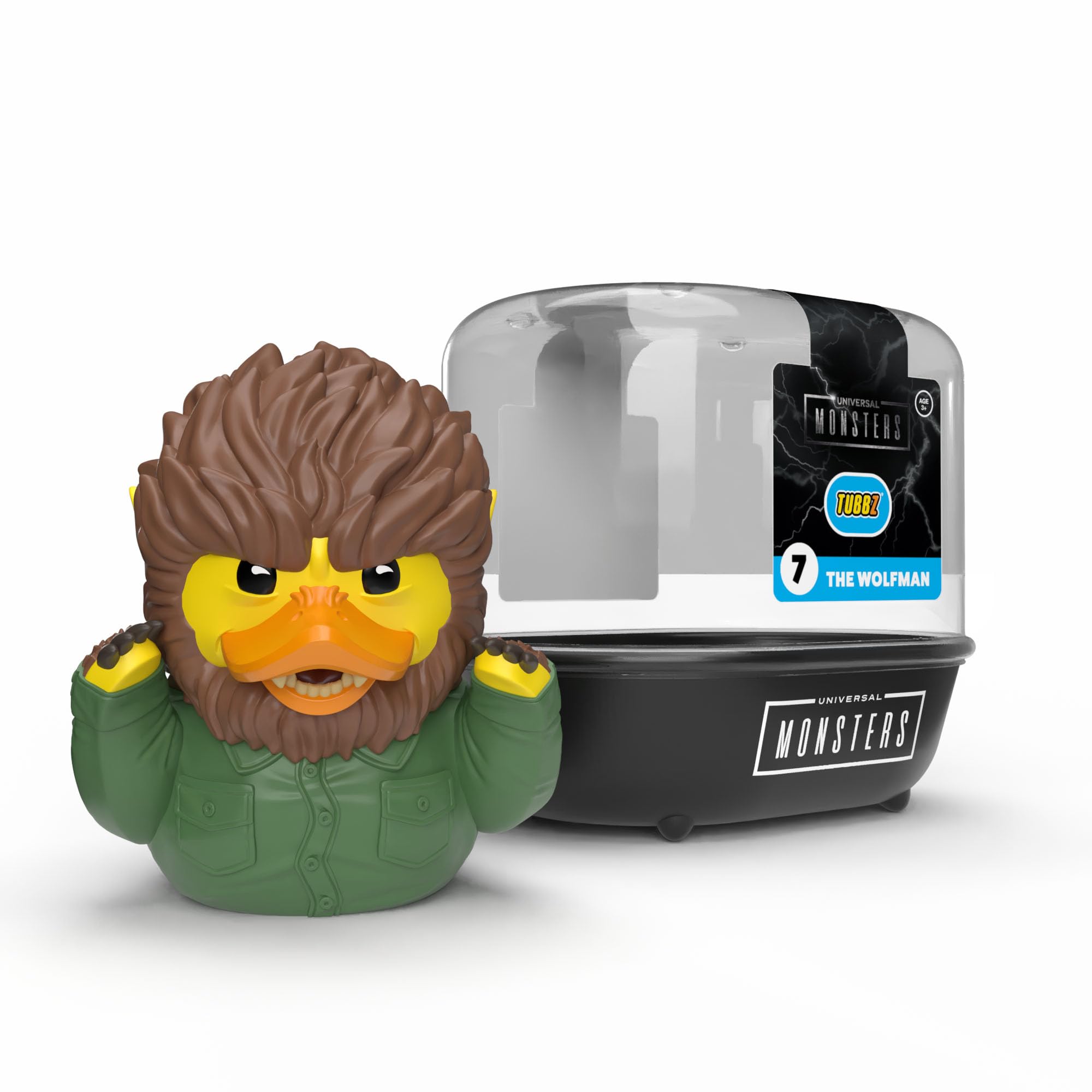 TUBBZ First Edition: Horror - Universal Monsters Wolfman Cosplaying Rubber Duck Vinyl Figure