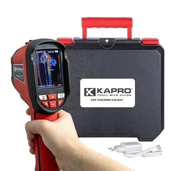 Kapro 399 Thermo-Vision Infrared Thermal Imager - 0.3 MP Image Resolution - Detects Temperatures Between -4 F to 842 F