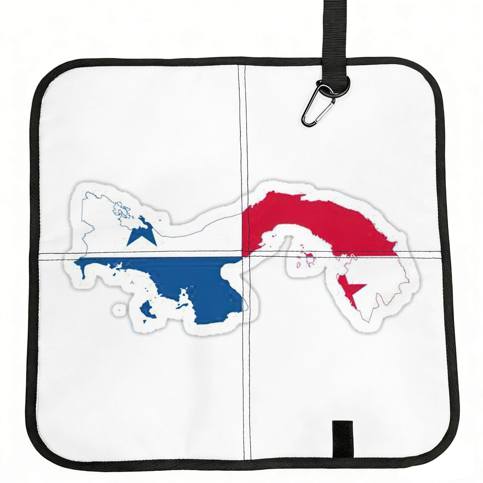 bghdfa Panama Flag Map Print Outdoor Sitting Mat Waterproof Oxford Cloth Seat Cushion Folding Foam Camping Seat For Picnic