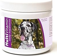 Vista 80 de Healthy Breeds Multivitamínico siberiano Husky para perros, suplemento diario recomendado por veterinarios, sabor a tocino, 60 masticables suaves
