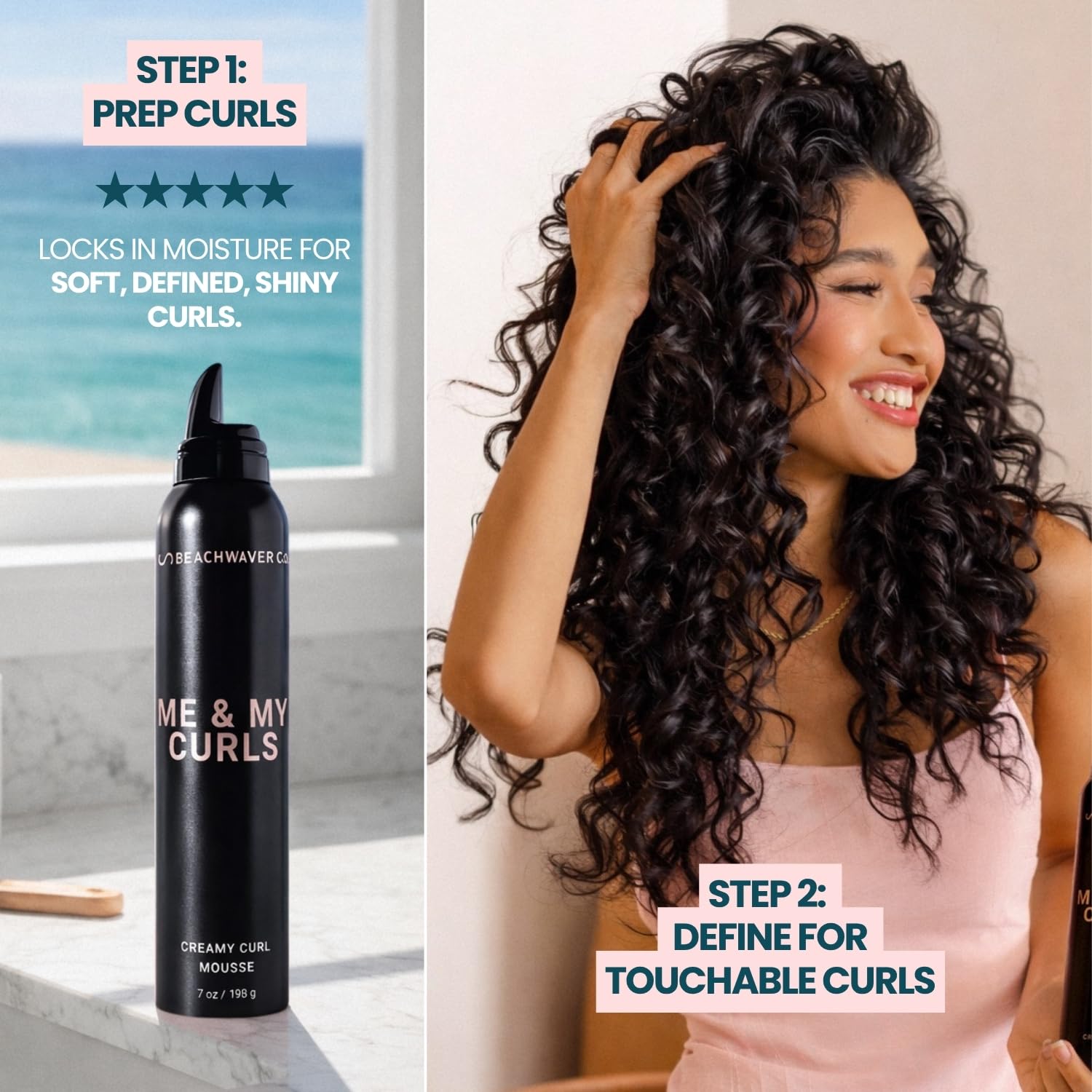 Beachwaver The Co. Me & My Curls Creamy Curl Mousse - Bondi Beach Day
