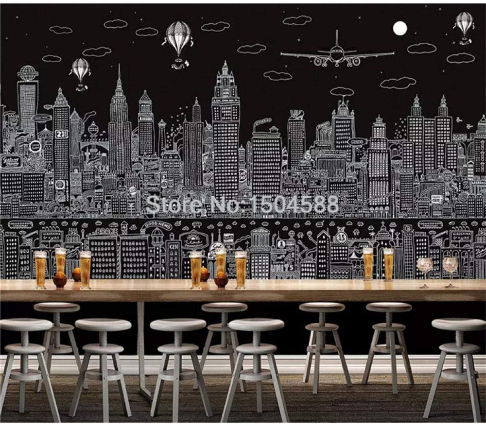Papier peint 3D architecture trompe l'œil mural WLLLO panoramique