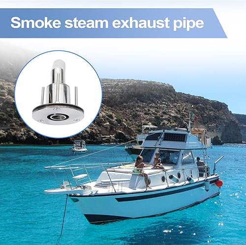 Miniatura 6 de Piel de escape de acero inoxidable 316 a través del casco, 10 piezas, montaje de accesorios de tubo de tubo de 0.945 in9.44 pulgadas, para