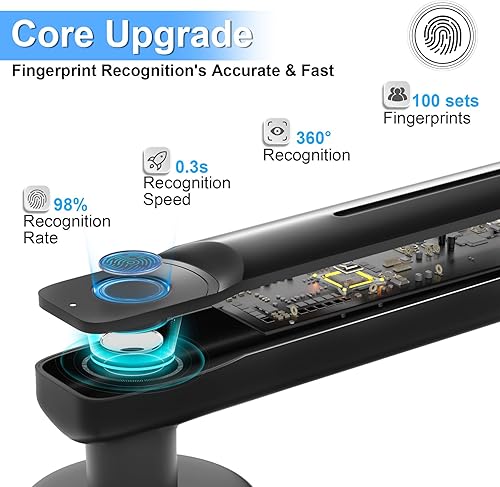 Miniatura 4 de Cerradura de puerta de huellas dactilares con aplicación inteligente, perilla de puerta de huellas dactilares, perilla de puerta biométrica sin