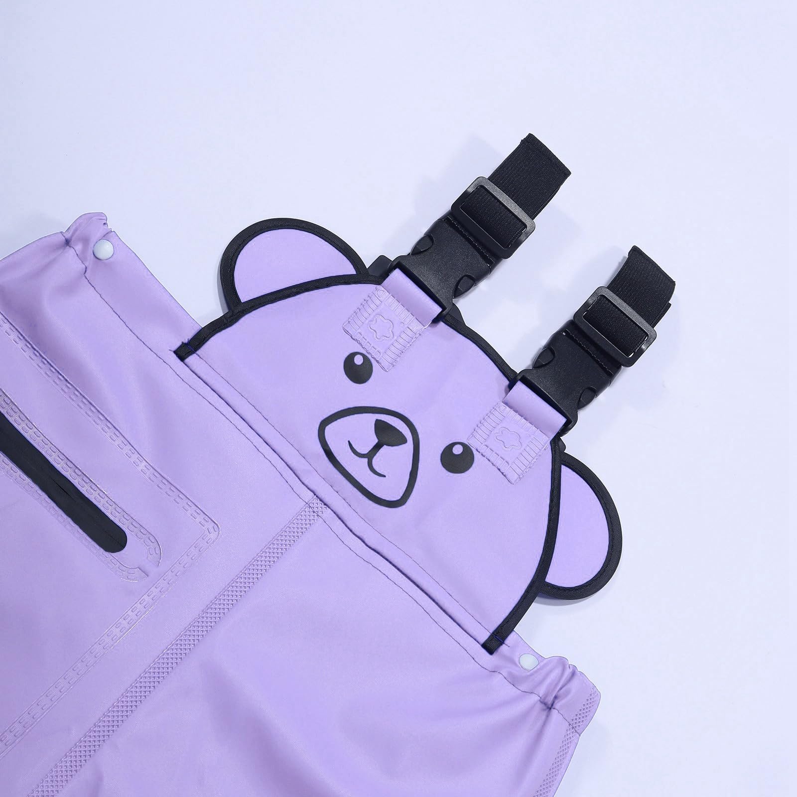 Pantalones de agua para niños, de una pieza, impermeables, para pesca, playa, juego de agua, O Púrpura, 29
