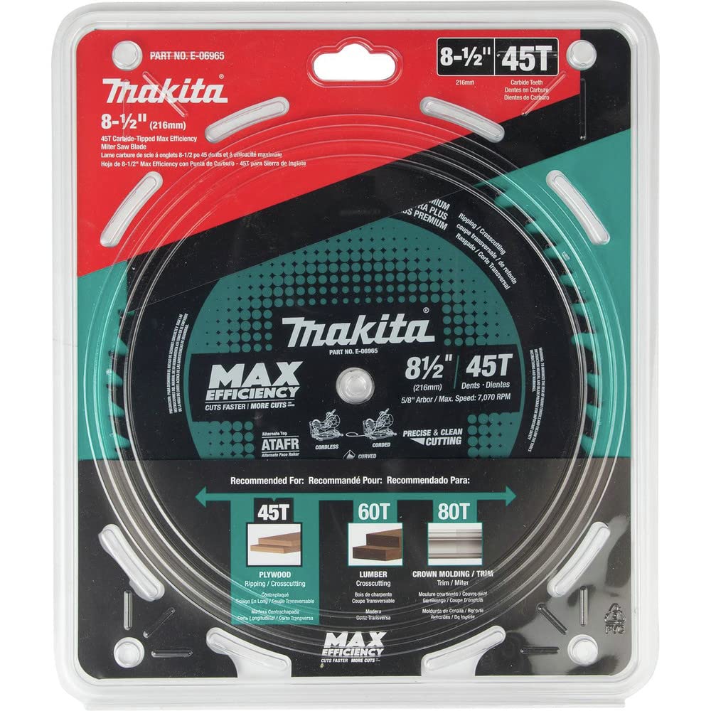 Amazon.co.jp: マキタ E-06965 最大効率 8-1/2インチ 45歯