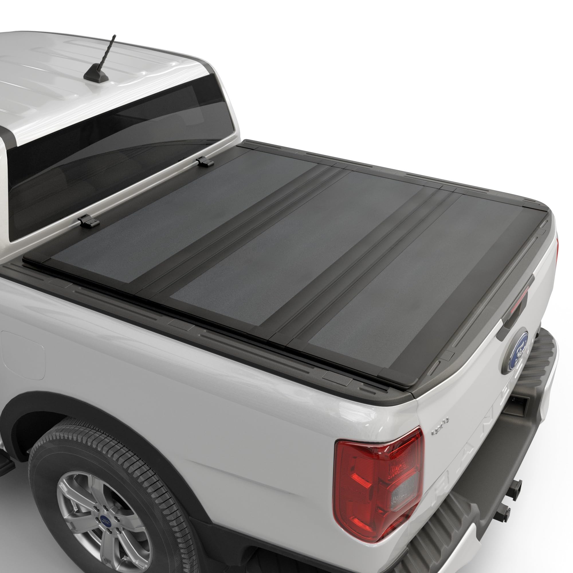 Toptiny Low Profile Hard Tri-Fold Truck Bed Tonneau Cover Fits 2023-2026 Nissan Frontier 5' Bed (60")