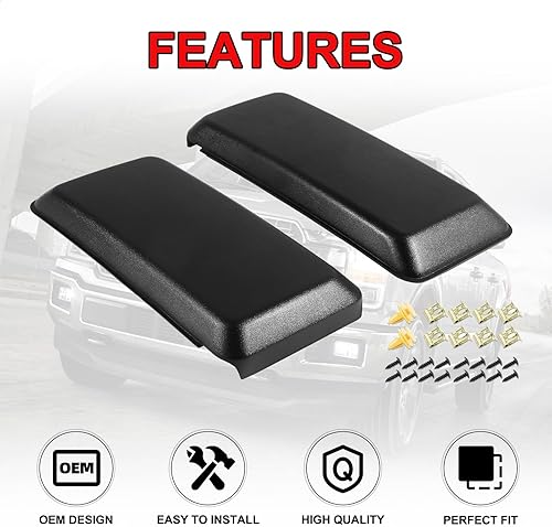 Miniatura 3 de 2 protectores de parachoques delantero F150 compatibles con Ford F-150 2018 2019 2020 Reemplazo # JL3Z17E810AB para el lado delantero izquierdo del