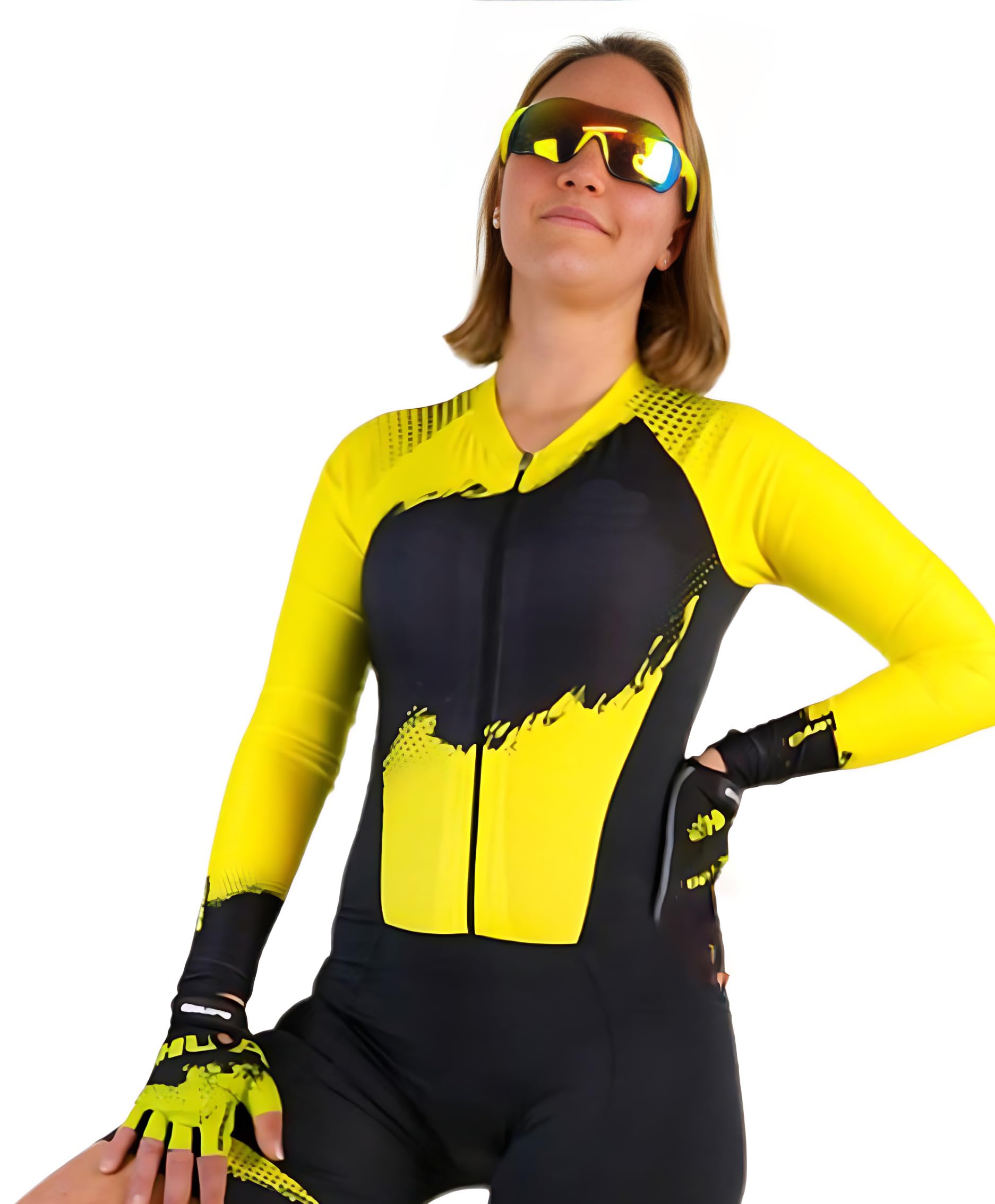 Combinaison de cyclisme femme avec coussinet gel pour le confort des longues sorties à vélo - 8