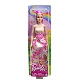 Barbie Royal Doll con pelo de fantasía rosa y rubio y accesorios temáticos