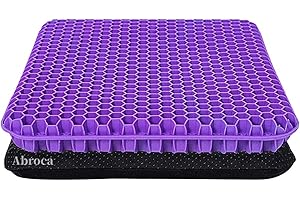 Double Thick Gel Seat Cushion for a Pain-Free and Comfortable Sitting Experience