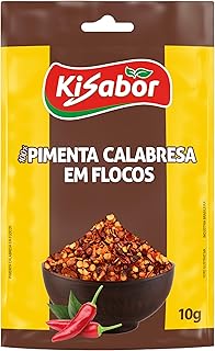 Kisabor pimenta calabresa em flocos kisabor 10 gramas