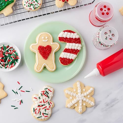 Miniatura 7 de Sweets Indeed Mezcla de chispas navideñas – Mezcla navideña de 10.90 onzas Jimmies comestibles, Nonpareils y perlas de azúcar para decorar Navidad