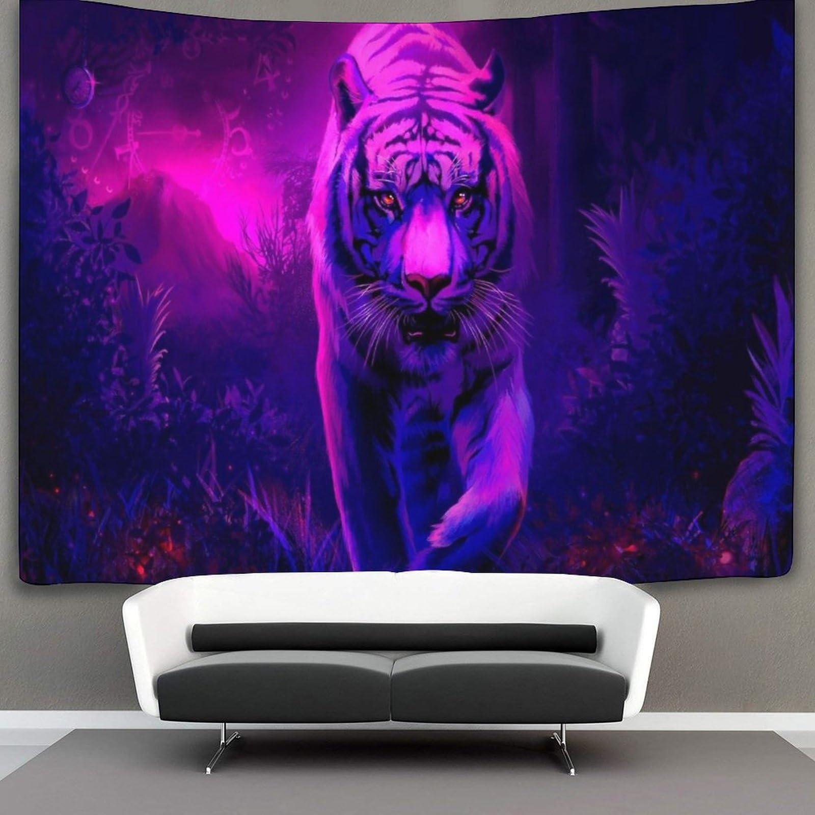 kaiyun Tiger Tapestry Animal Wall Hanging Bedroom Home Decor 130cmx150cm