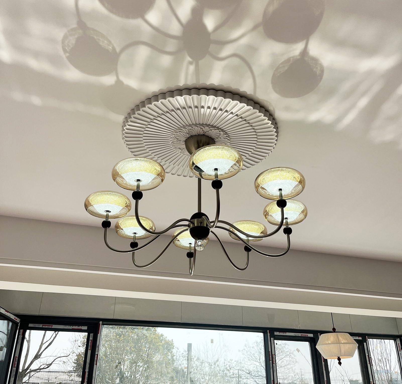 Rosone Lampadario Soffitto Rosoni Soffitto Apparecchi Illuminazione