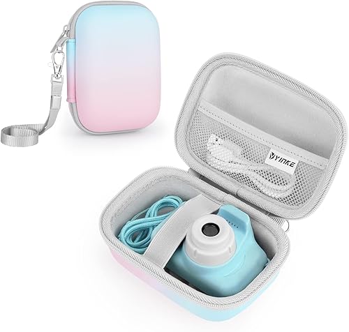 Yinke Funda para cámara para niños compatible con SecktonGKTZDesuccusRindolAgoigoVATENICLC-dolidaOZMI Travel Hard Carry Case, se adapta a la mayoría