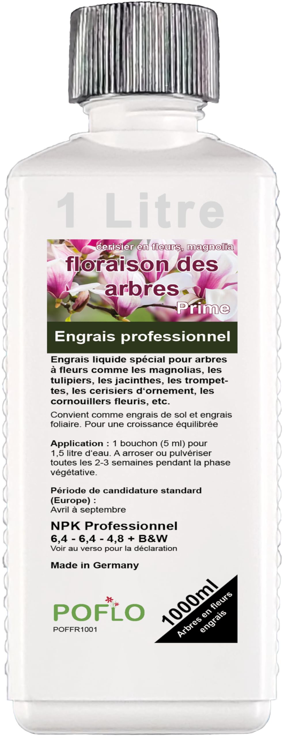 Arbres à fleurs Engrais complet HIGH-TECH NPK pour plantes, engrais