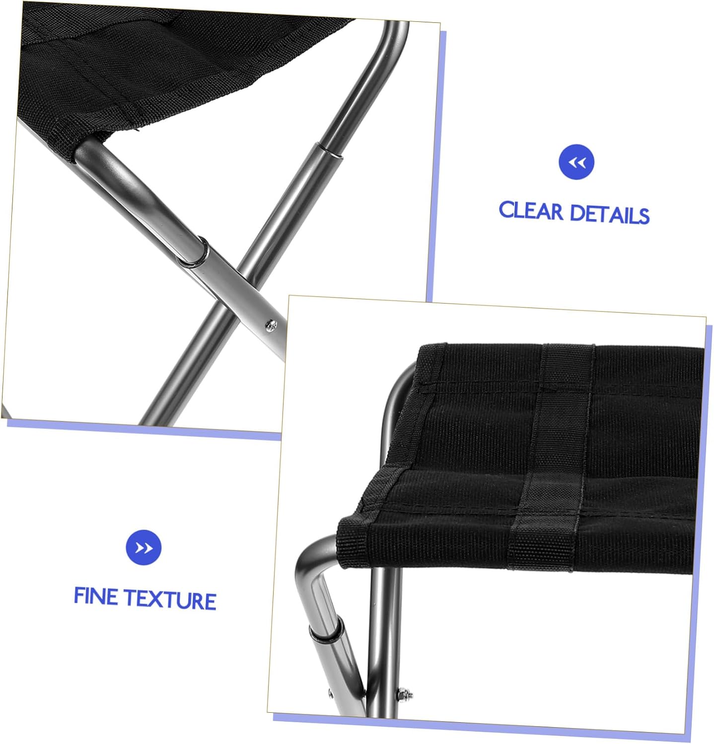 Travel Stool Compact Folding Bench Portable Camping Chair Outdoor Bench Versatile Stool