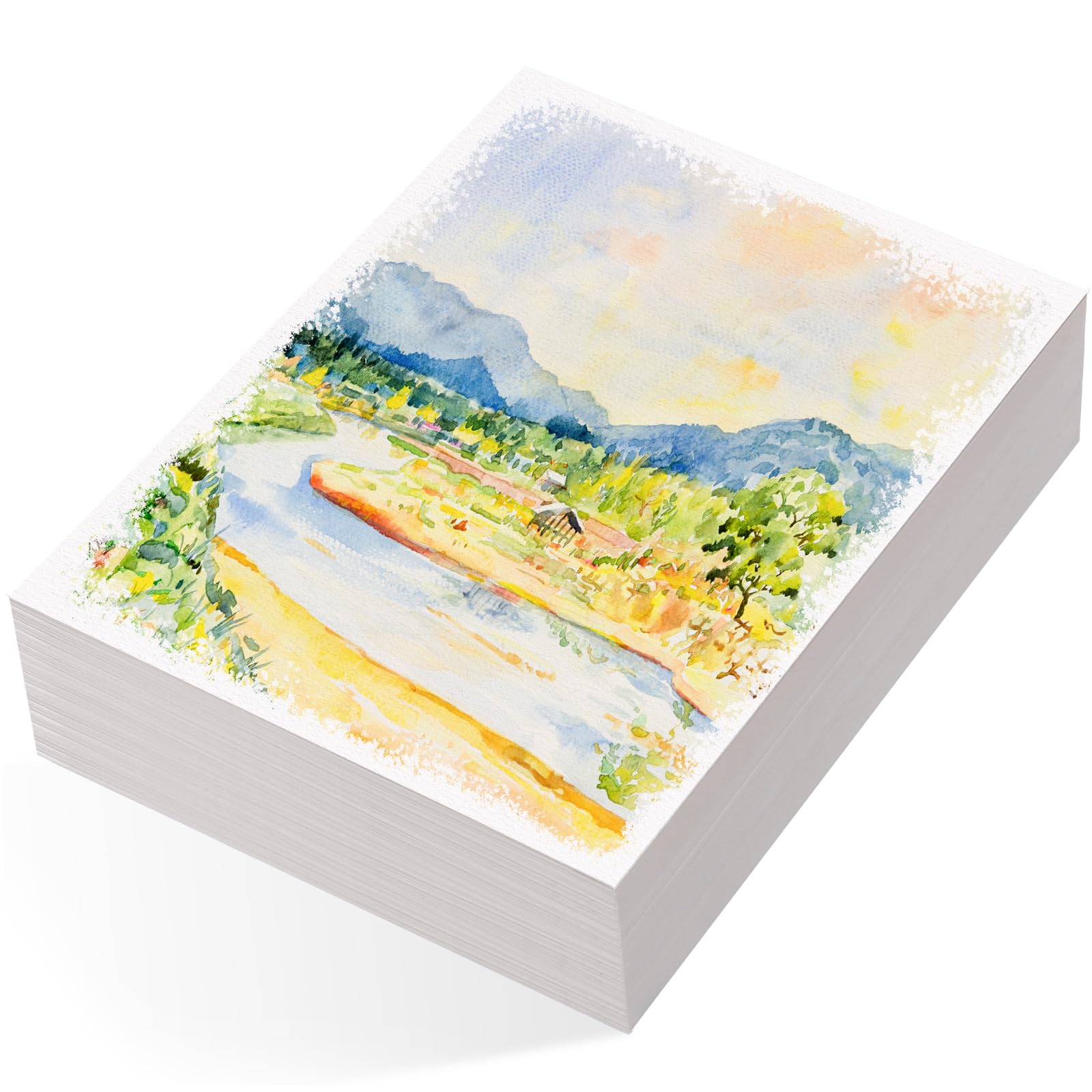 Prudiut 80 Sheets 110 lb Cold Press Watercolor Paper