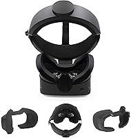 Vista 1 de Almohadilla facial VR para Oculus Rift S, cubierta de silicona para los ojos, Rift S VR, resistente al sudor, impermeable, a prueba de luz