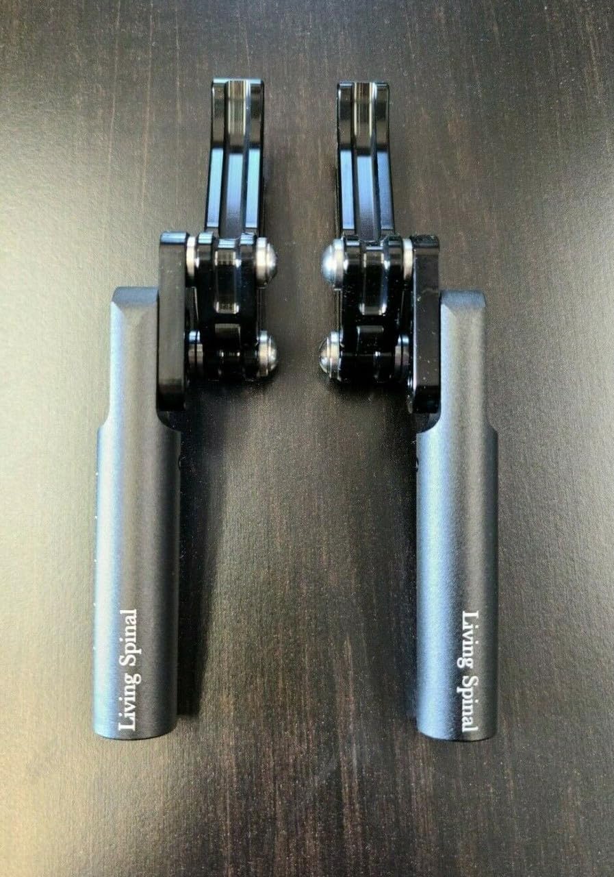 Living Spinal Aluminum Durable Wheelchair Scissor Lock Brakes (1.25