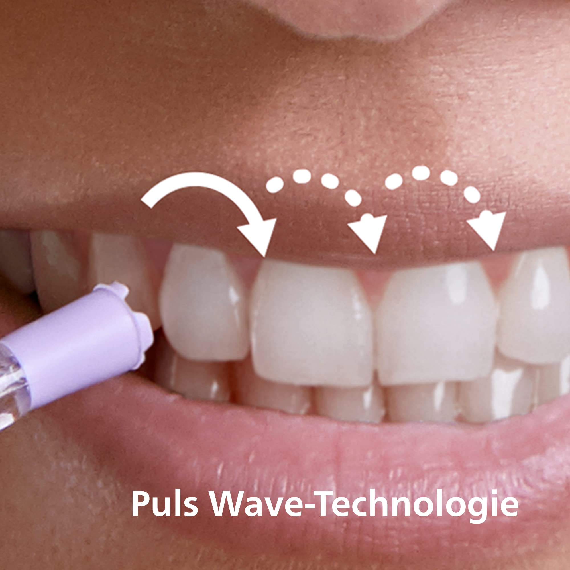 Philips Sonicare kabellose Power Flosser Munddusche und DiamondClean 9000 elektrische Zahnbürste – Saubere Zähne, sauberes Zahnfleisch und Plaque-Entfernung, weiß (Modell HX3866/41)