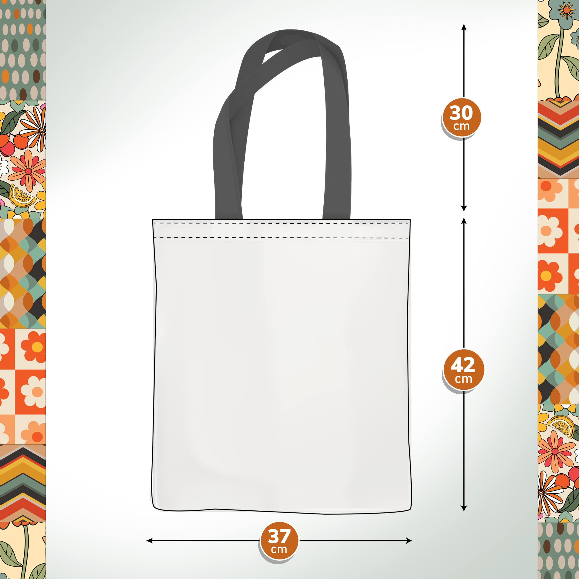 Borsa Harry - Tote Bag con Cerniera e Tasca Interna Unofficial - Borsa in Tela Harry - Borsa di Stoffa
