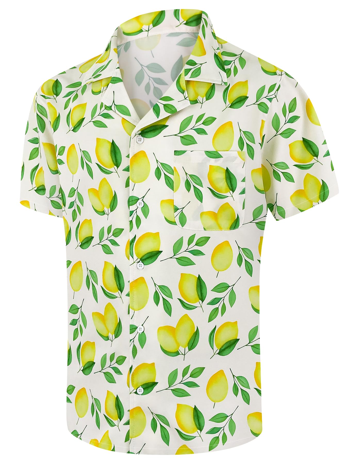 Hawaiian Shirts for Men Casual Summer Beach Shirt Button Down Floral Tropical Vacation Short Sleeve Shirts