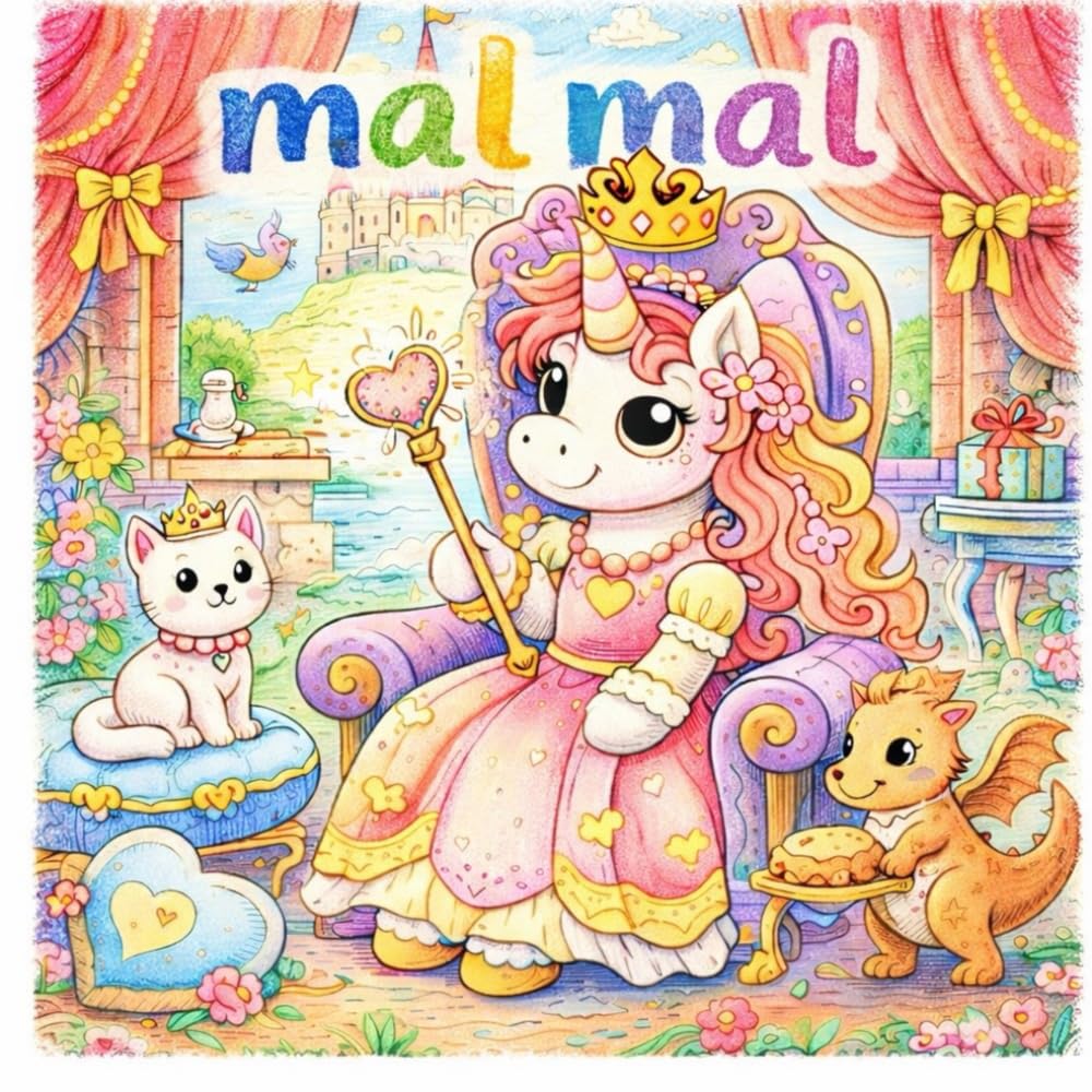 mal mal - das Einhorn Malbuch