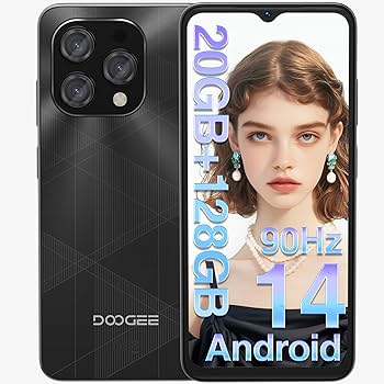 超美品 SIMフリー DOOGEE N55 ROM 128GB ブラック色 Amazon | [Android 14] DOOGEE N55 SIMフリースマートフォン