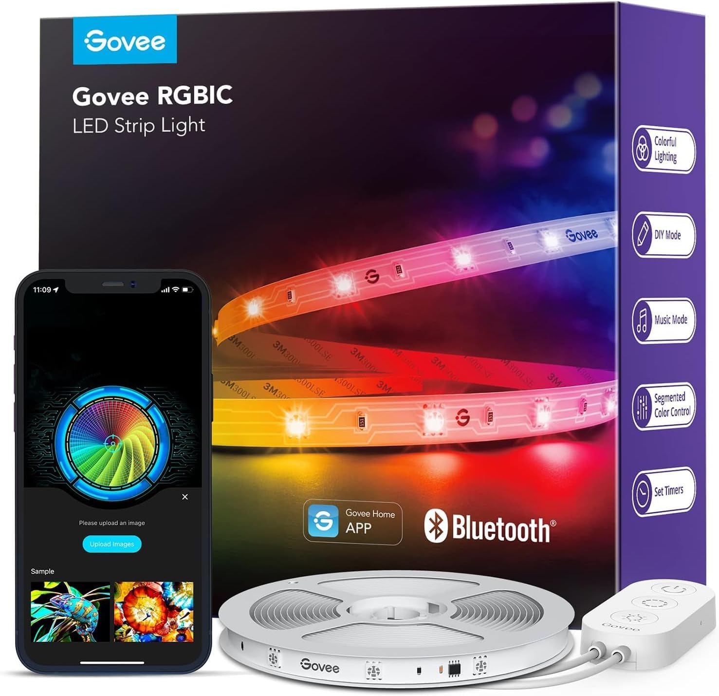 Govee Striscia LED 5 Metri · Smart WiFi Striscia LED RGB — immagine 11 di 16